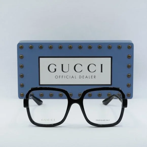 FINAL PRICE NEW GUCCI GG1433O 001 BLACK EYEGLASSES